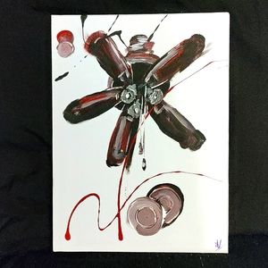 Amateur Art: 9" x 12 Canvas Panel